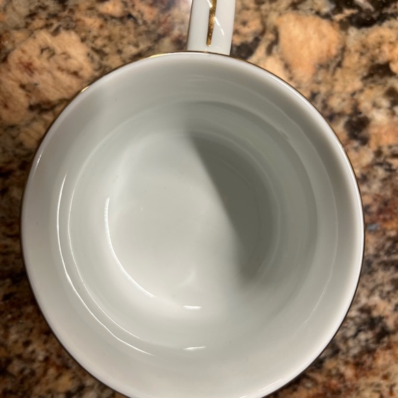 Grandmother mug - Lefton Porcelain - white with pink flowers and gold trim - Picture 6 of 10